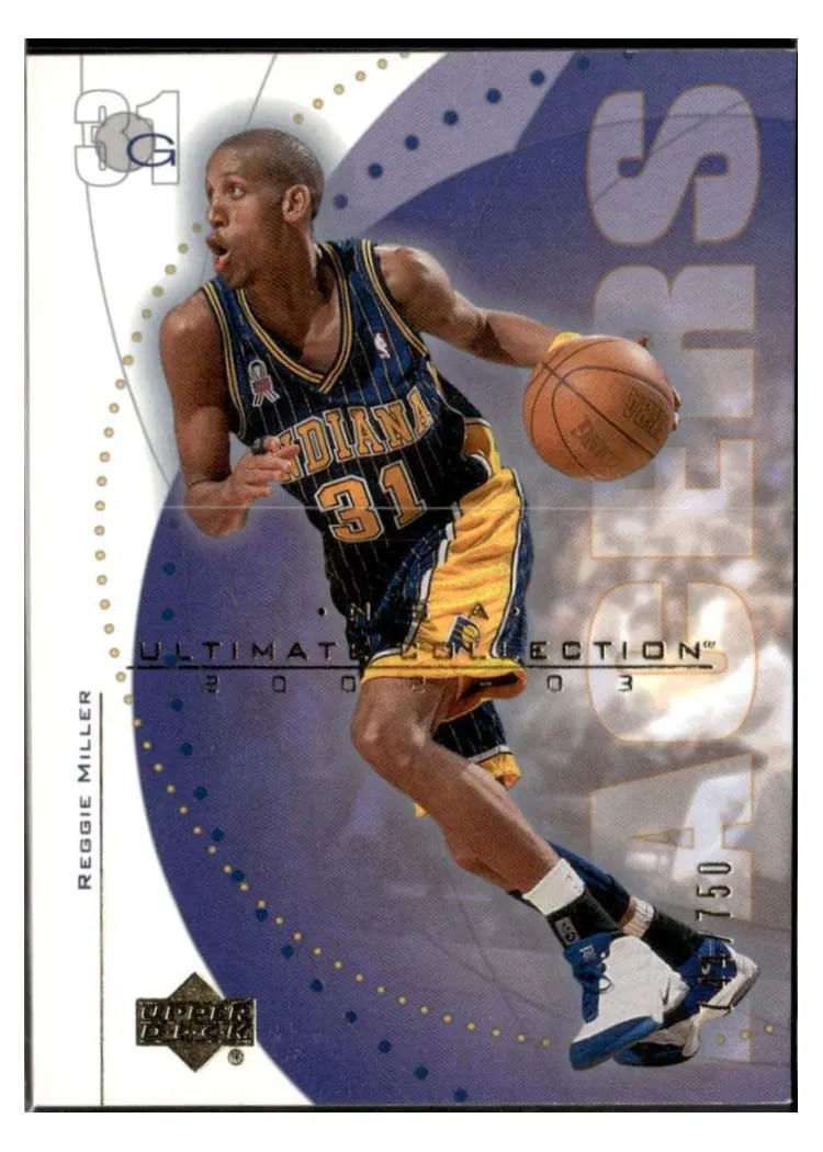 2002 Upper Deck Ultimate Reggie Miller #21 card