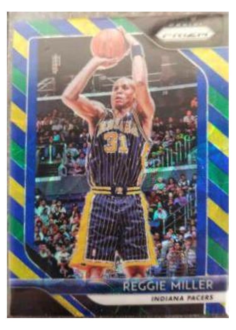 2018-19 Panini Prizm Base Set Reggie Miller #55 card