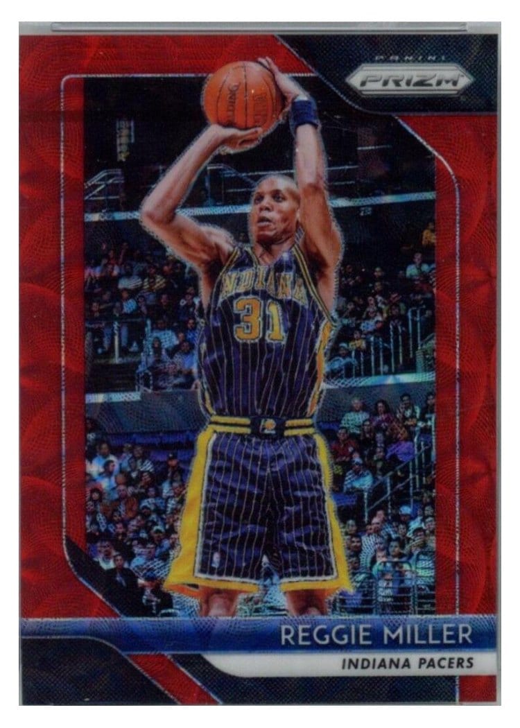 2018-19 Panini Prizm Base Set Reggie Miller #55 card