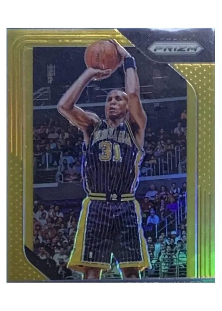 2018-19 Panini Prizm Base Set Reggie Miller #55 card