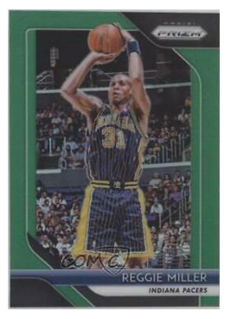 2018-19 Panini Prizm Base Set Reggie Miller #55 card