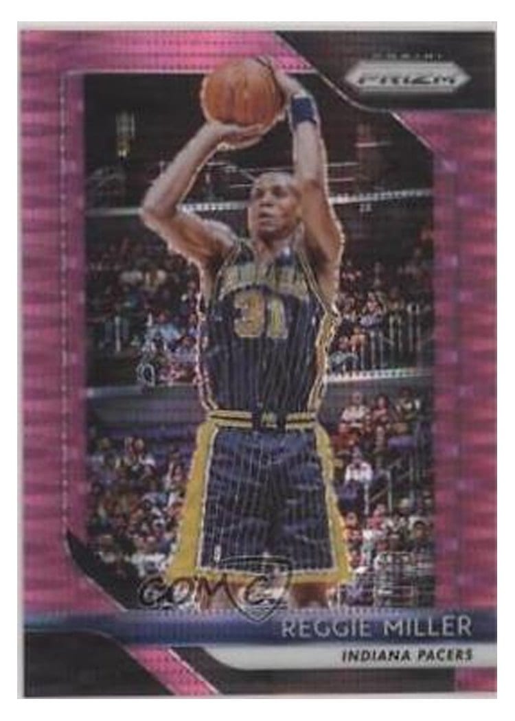 2018-19 Panini Prizm Base Set Reggie Miller #55 card