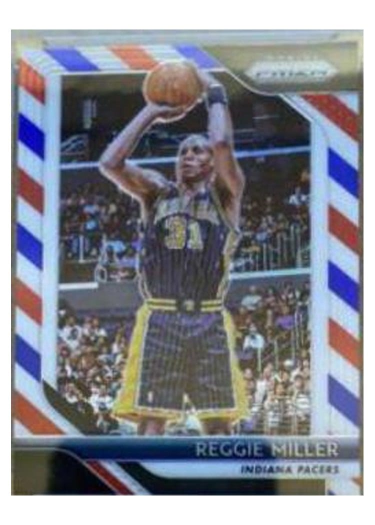 2018-19 Panini Prizm Base Set Reggie Miller #55 card