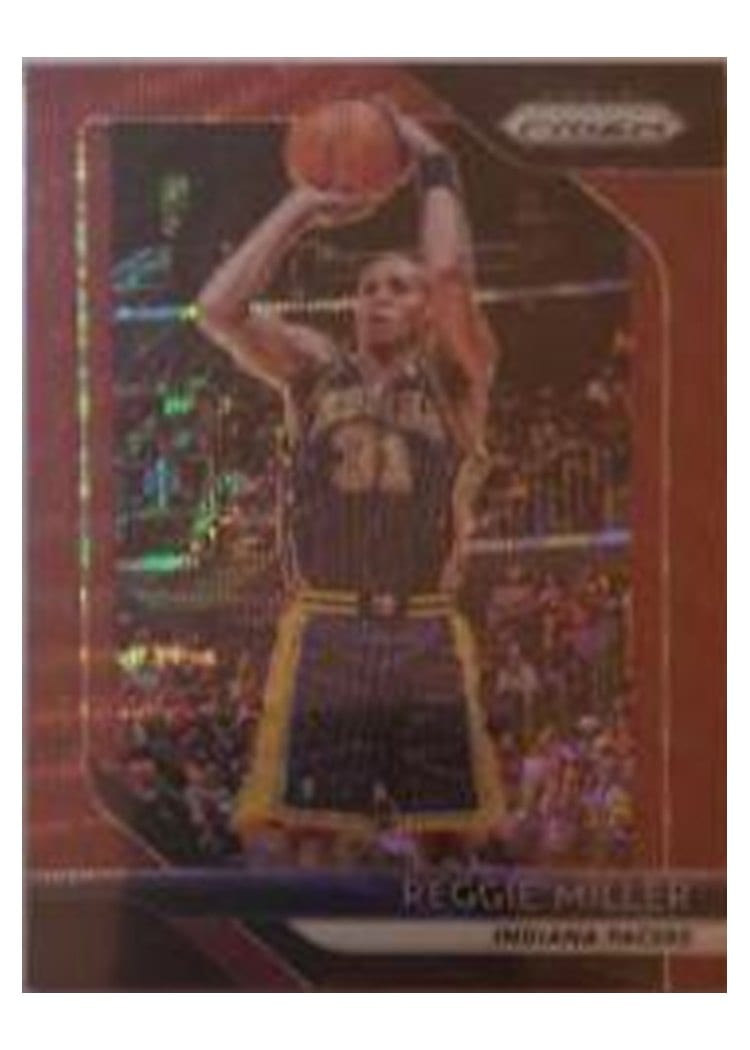 2018-19 Panini Prizm Base Set Reggie Miller #55 card