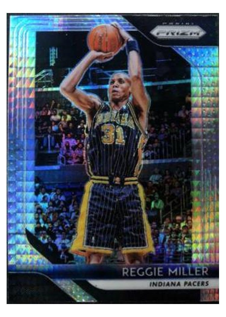 2018-19 Panini Prizm Base Set Reggie Miller #55 card