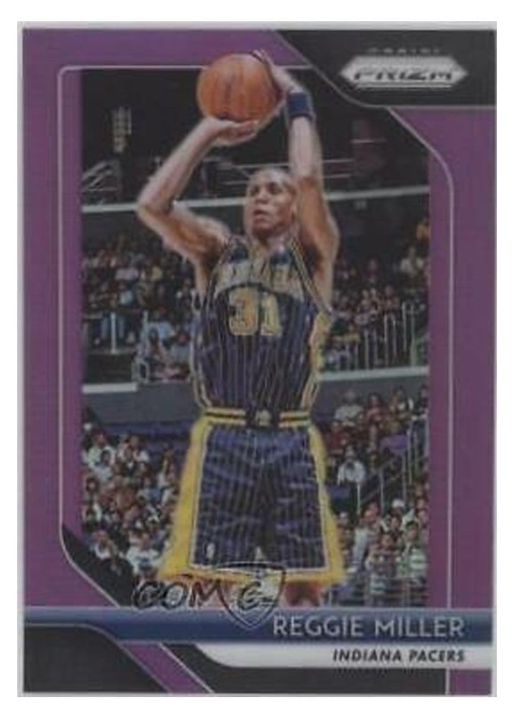 2018-19 Panini Prizm Base Set Reggie Miller #55 card