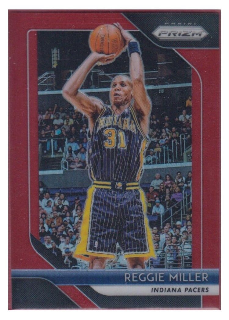 2018-19 Panini Prizm Base Set Reggie Miller #55 card