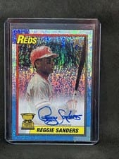2021 Topps All-Star Rookie Cup Autographs HoloFractor Reggie Sanders #LCA-RS card