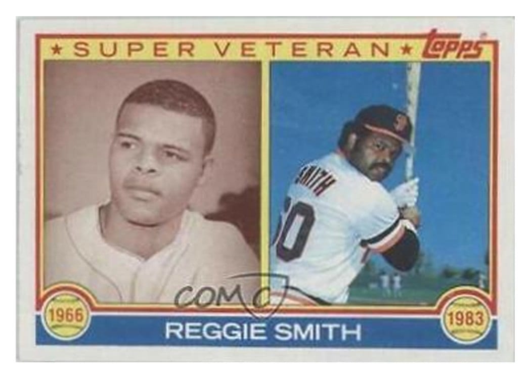 1983 Topps Reggie Smith #283 card
