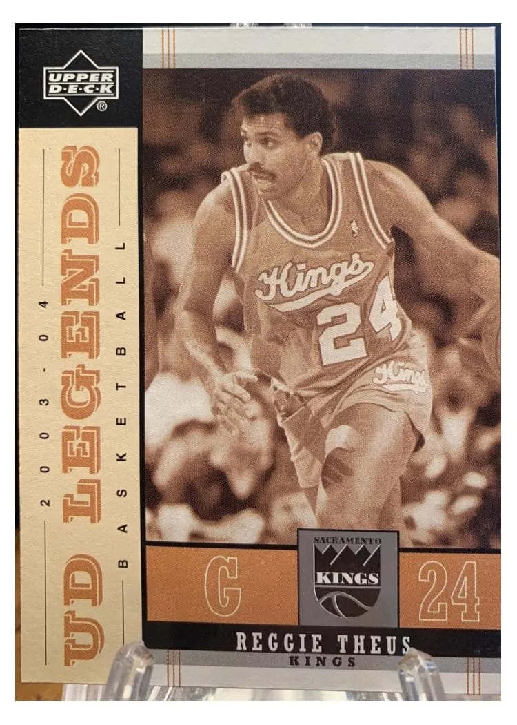 2003 Upper Deck Legends Throwback Reggie Theus #77 card