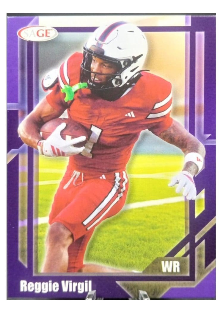 2026 SAGE Football Base Set Reggie Virgil #23 card