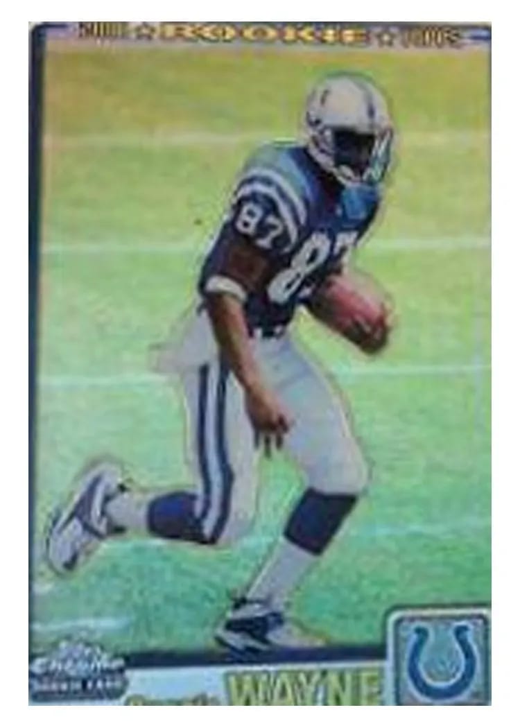 2001 Topps Chrome Reggie Wayne #250 card