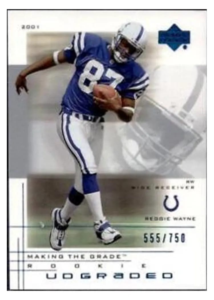 2001 Upper Deck Graded Reggie Wayne #56 card