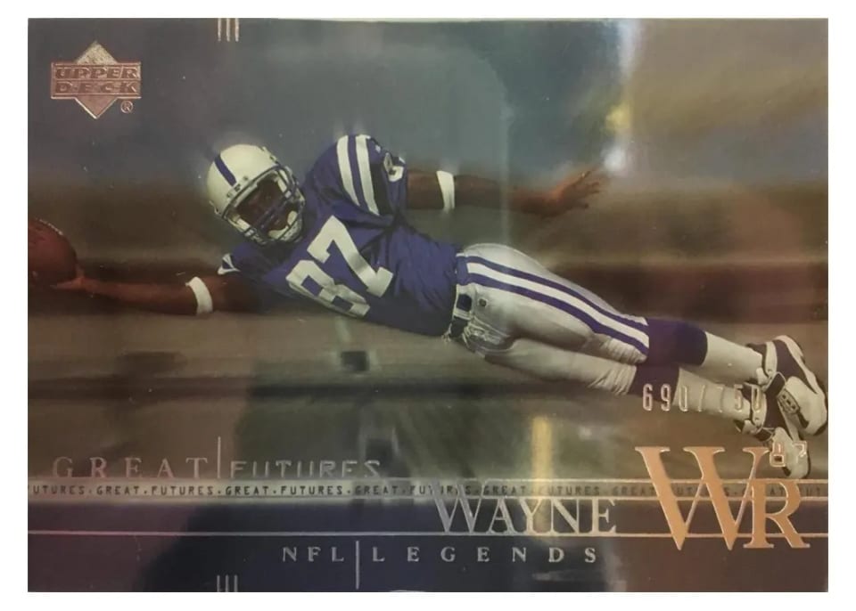 2001 Upper Deck Legends Reggie Wayne #118 card