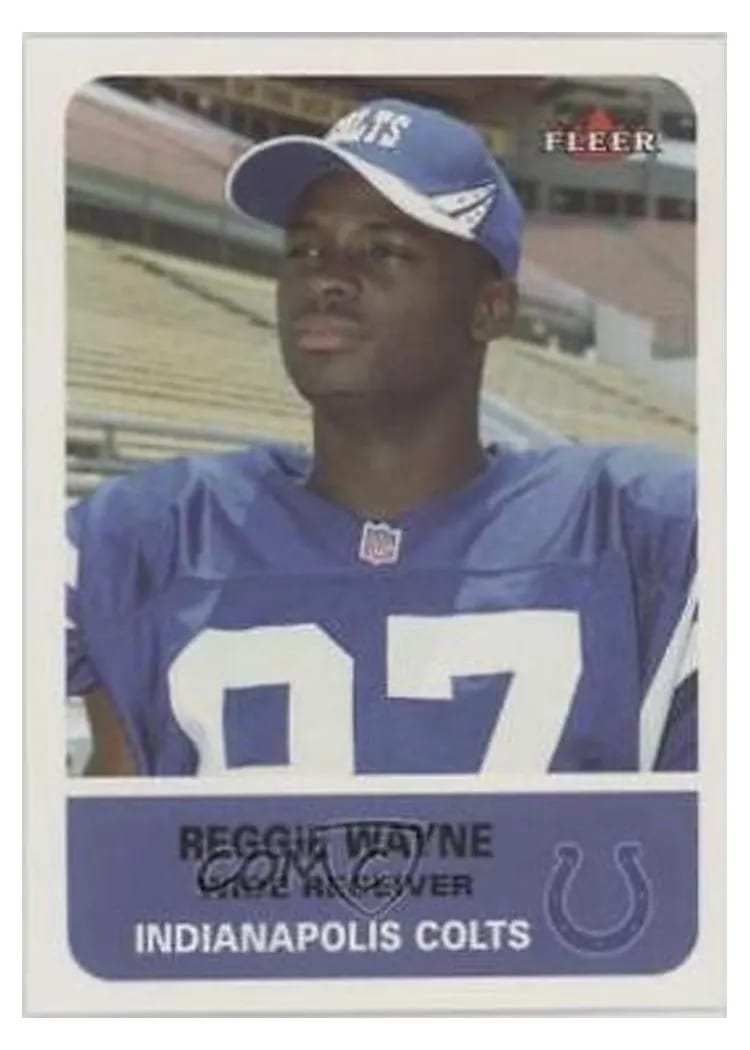 2002 Fleer Reggie Wayne #41 card