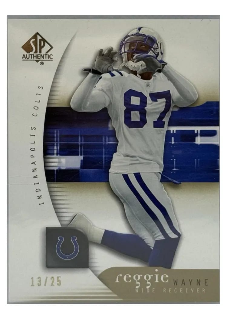 2005 SP Authentic Reggie Wayne #38 card