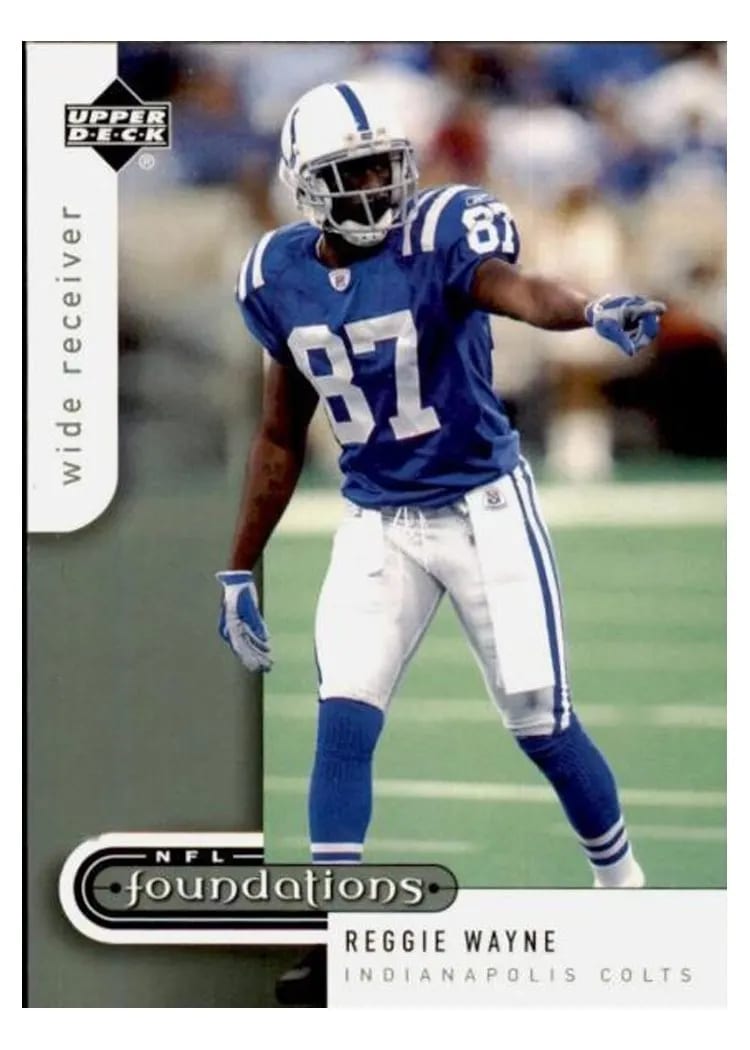 2005 Upper Deck Foundations Reggie Wayne #40 card