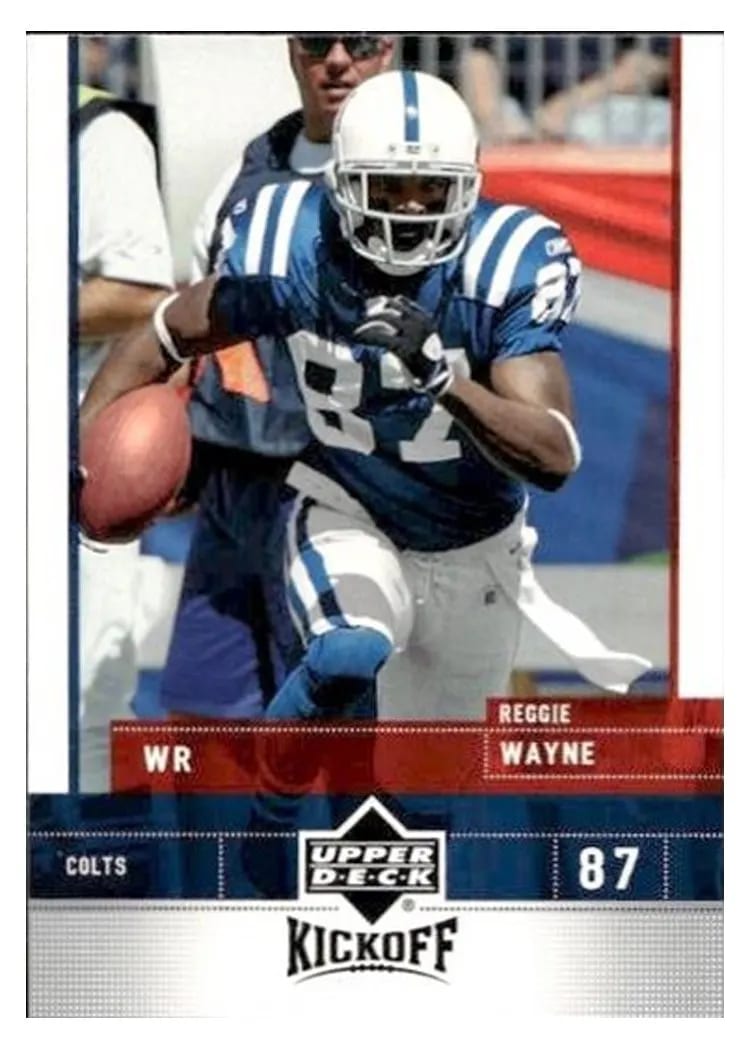 2005 Upper Deck Kickoff Reggie Wayne #38 card