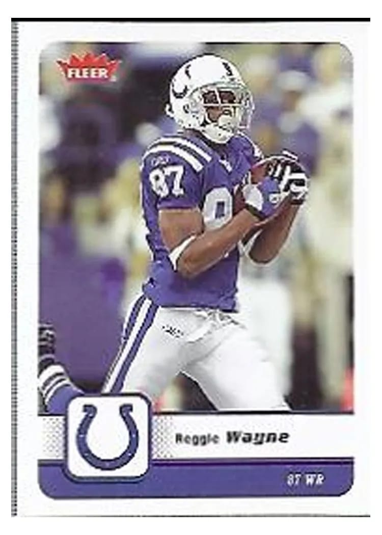 2006 Fleer Reggie Wayne #44 card