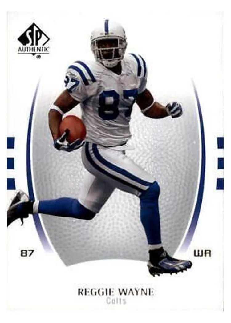 2007 SP Authentic Reggie Wayne #74 card
