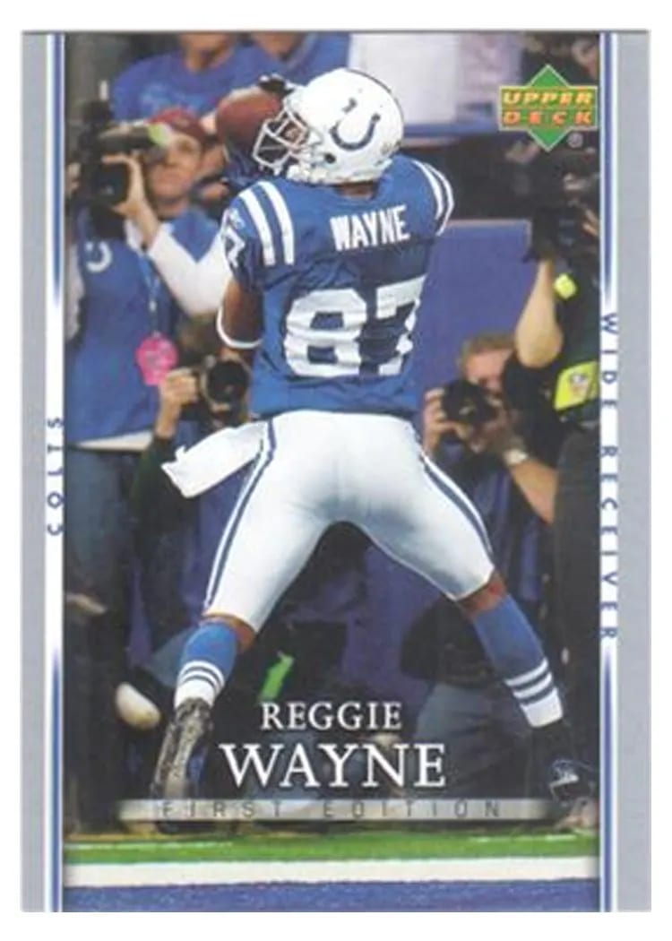 2007 Upper Deck First Edition Reggie Wayne #42 card
