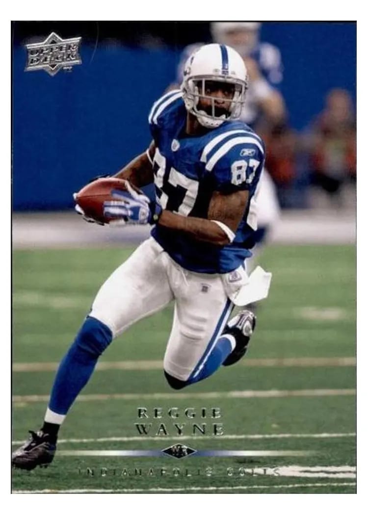 2008 Upper Deck Reggie Wayne #82 card