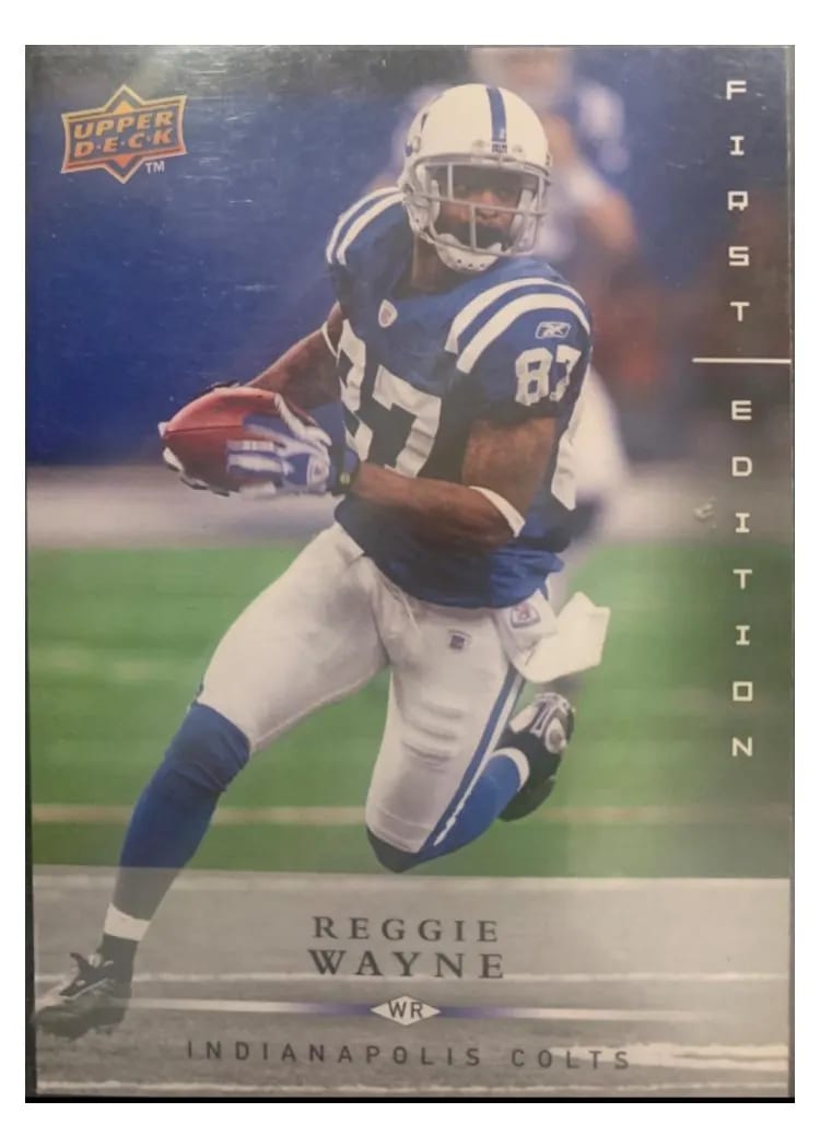 2008 Upper Deck First Edition Reggie Wayne #67 card