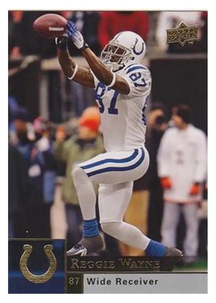 2009 Upper Deck Reggie Wayne #87 card