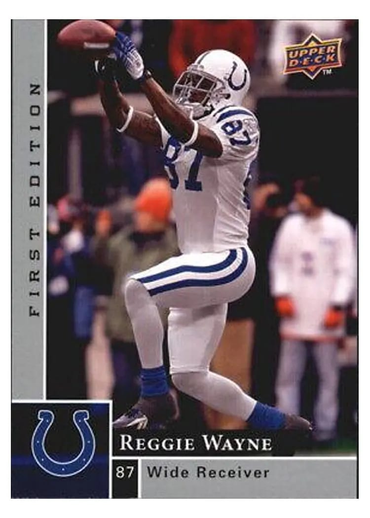 2009 Upper Deck First Edition Reggie Wayne #65 card