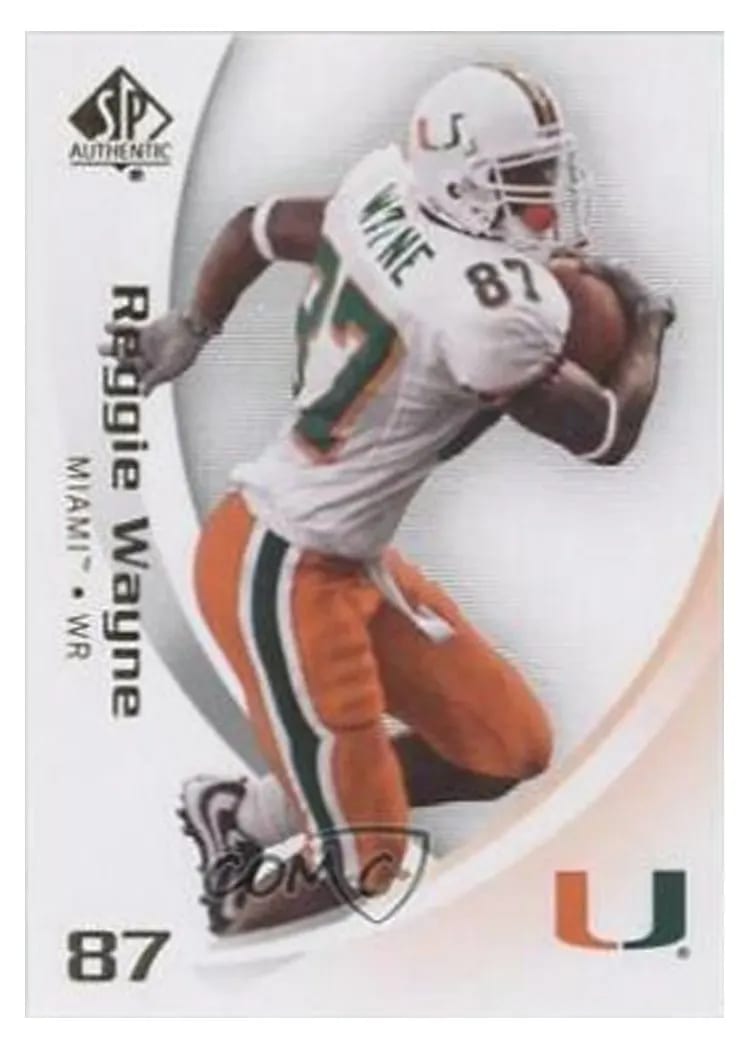 2010 SP Authentic Reggie Wayne #80 card