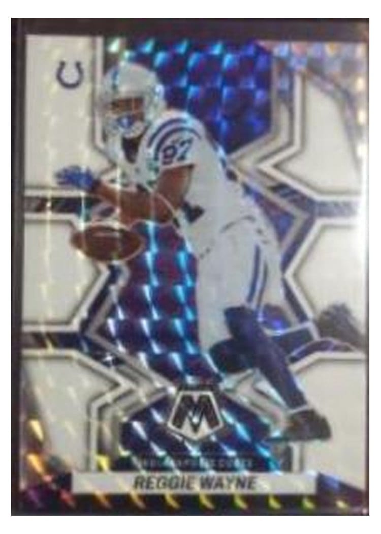 2022 Panini Mosaic Base Set Reggie Wayne White #241 card