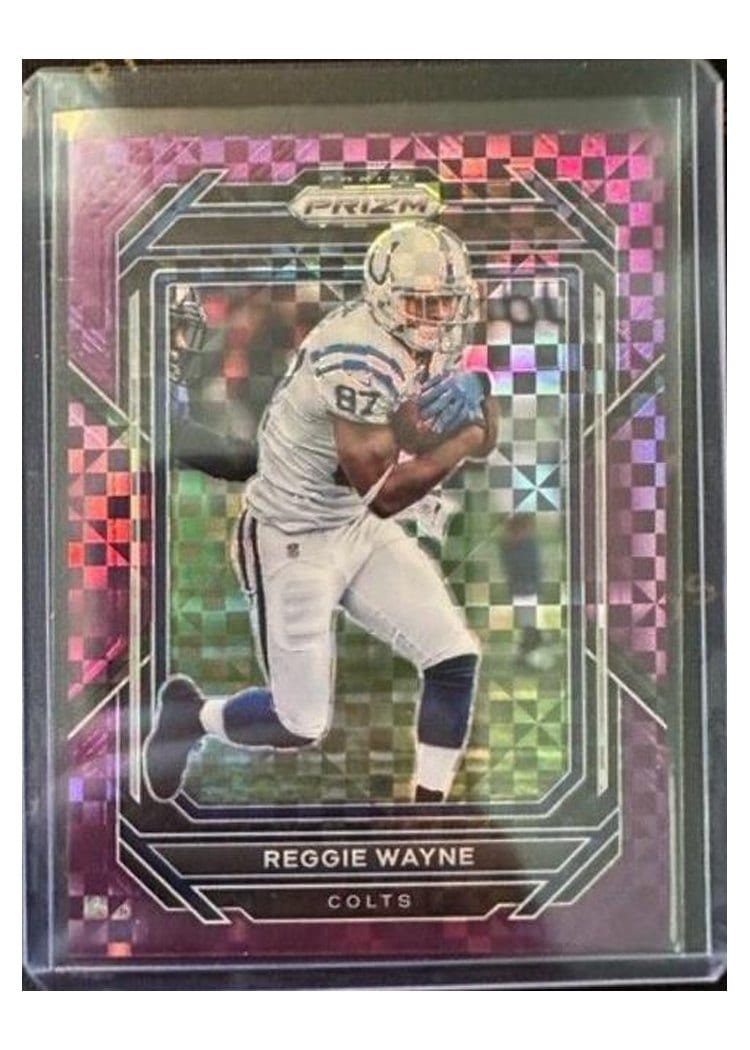 2022 Panini Prizm Base Set Reggie Wayne #130 card