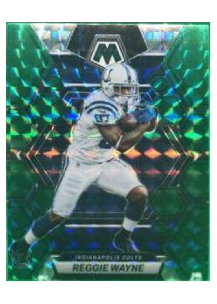 2023 Panini Mosaic Base Set Reggie Wayne Green #101 card