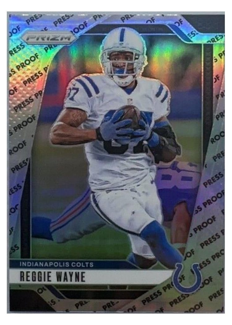 2024 Panini Prizm Base Set Reggie Wayne Press Proof #128 card