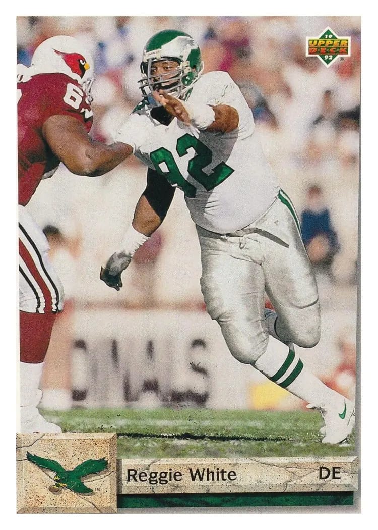 1992 Upper Deck Reggie White #185 card