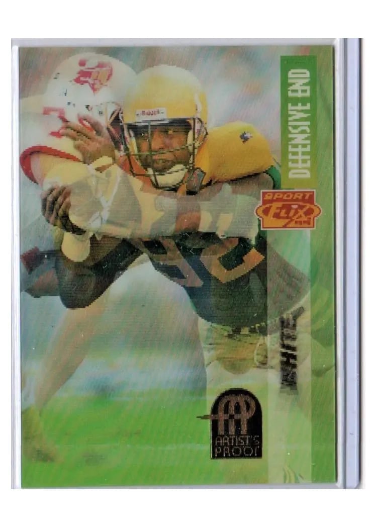 1995 Sportflix Reggie White #4 card