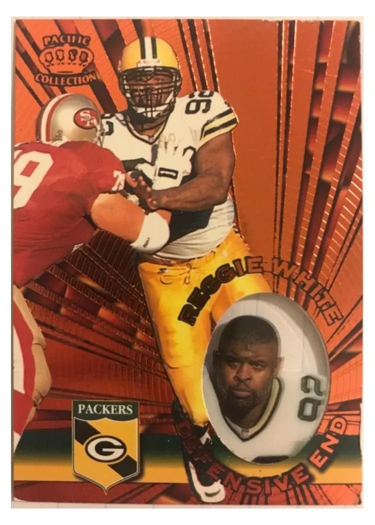 1996 Pacific Invincible Reggie White #I-55 card