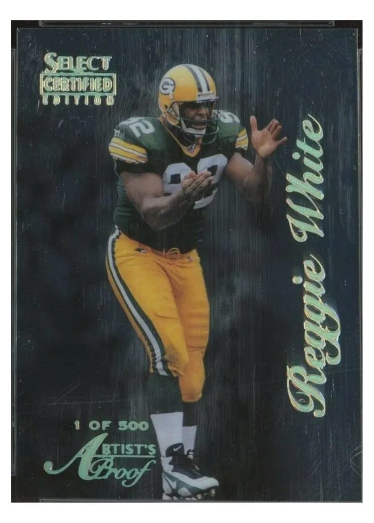 1996 Select Certified Reggie White #4 card