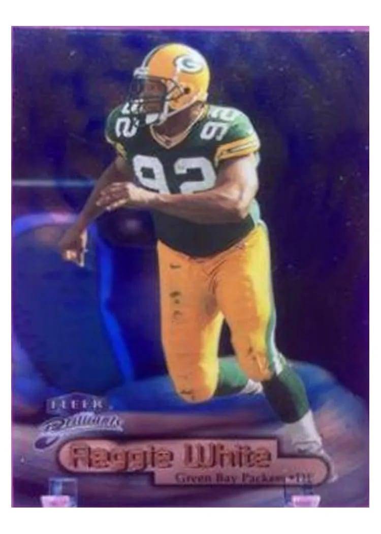 1998 Fleer Brilliants Reggie White #99B card