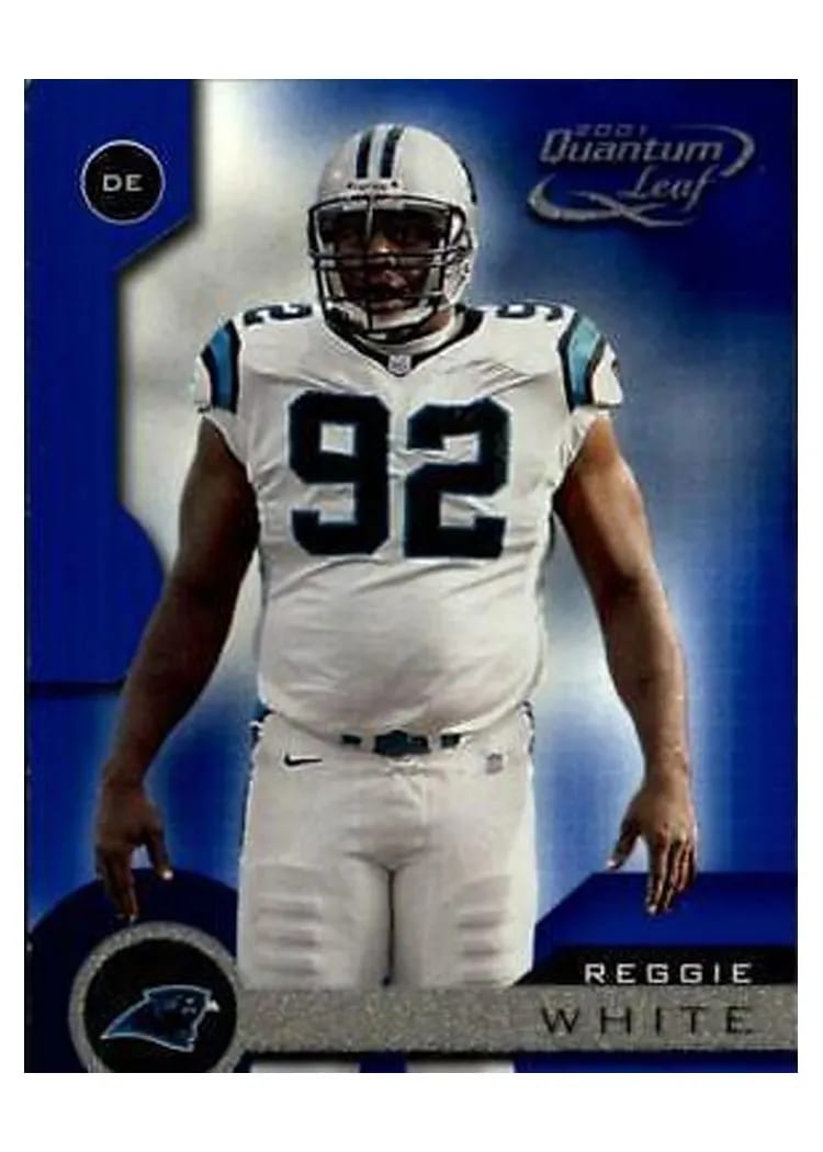 2001 Quantum Leaf Reggie White #29 card