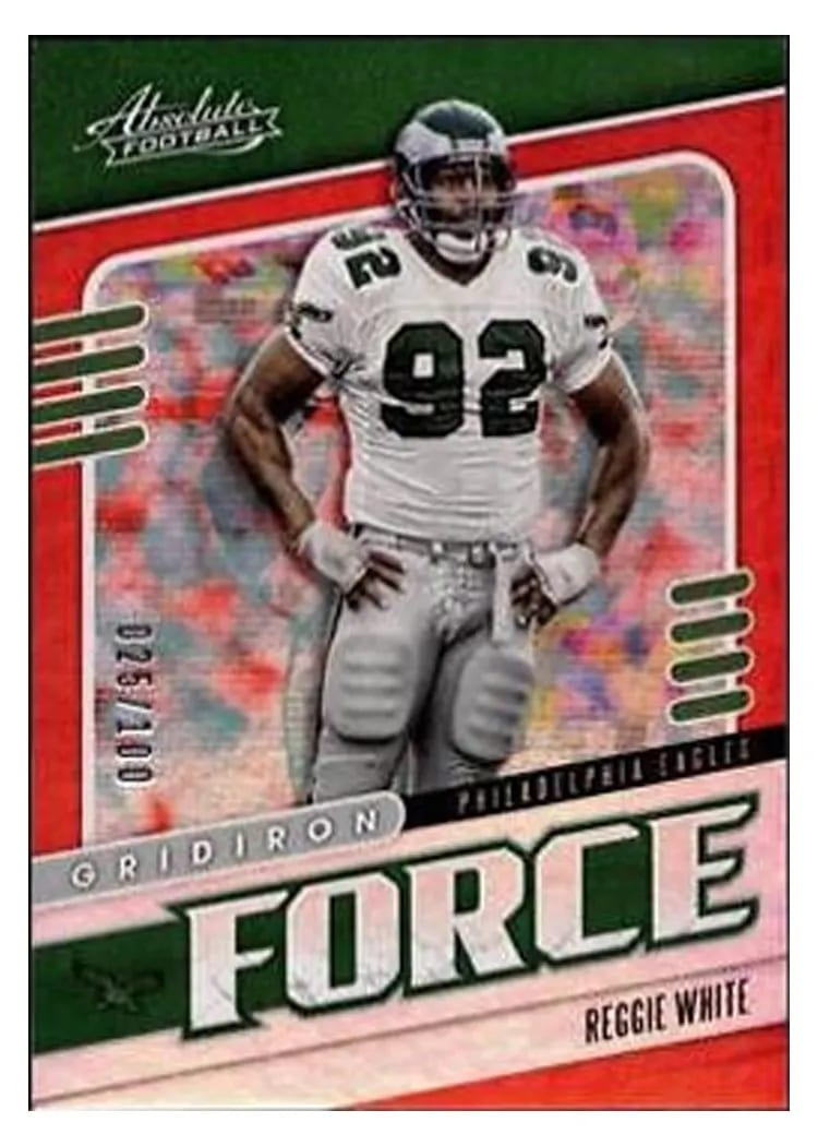 2019 Panini Absolute Gridiron Force Reggie White #18 card