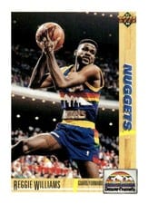 1991-92 Upper Deck Base Set Reggie Williams #206 card