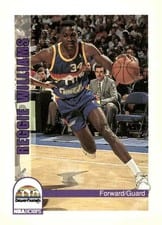 1992-93 Hoops Base Set Reggie Williams #61