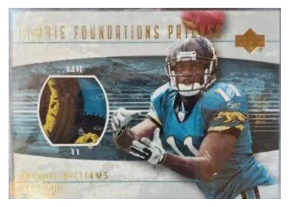 2004 Upper Deck Foundations Reggie Williams Patch #247-P card