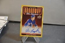 2025-26 Upper Deck New York Rangers Centennial Broadway Blue Signatures Reijo Ruotsalainen #BBS-RR card