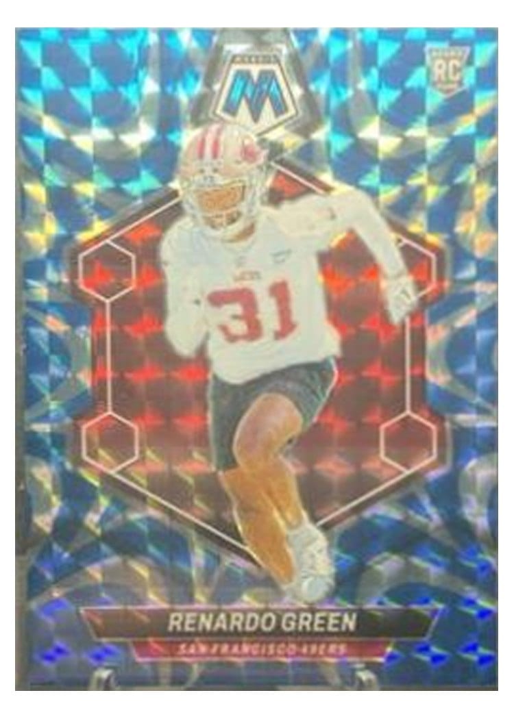 2024 Panini Mosaic Base Set Renardo Green Blue Reactive #358 card