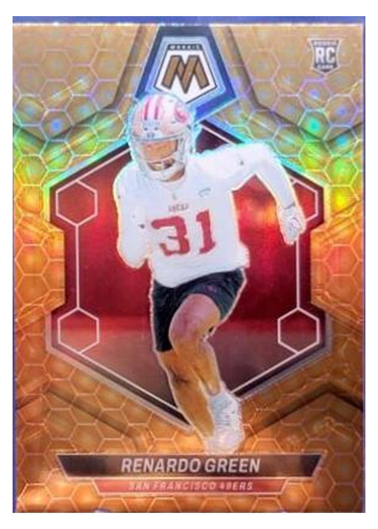 2024 Panini Mosaic Base Set Renardo Green Honeycomb #358 card