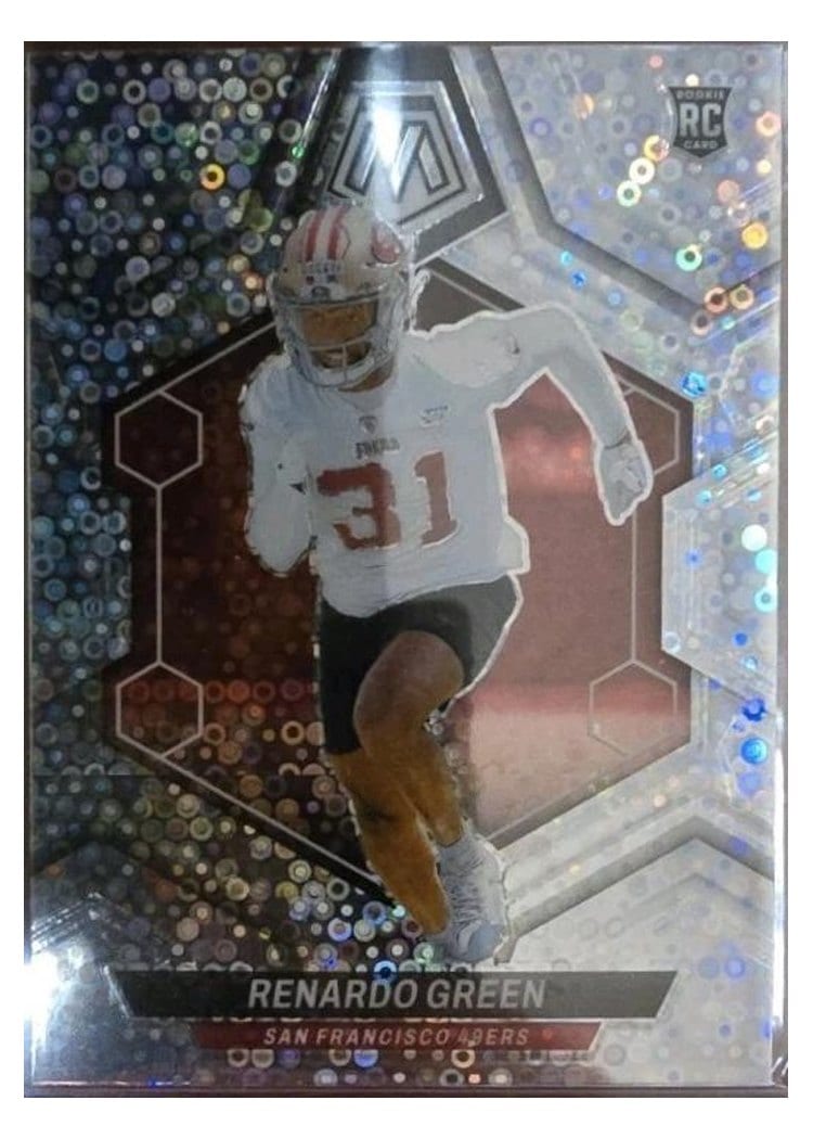 2024 Panini Mosaic Base Set Renardo Green No Huddle Silver #358 card