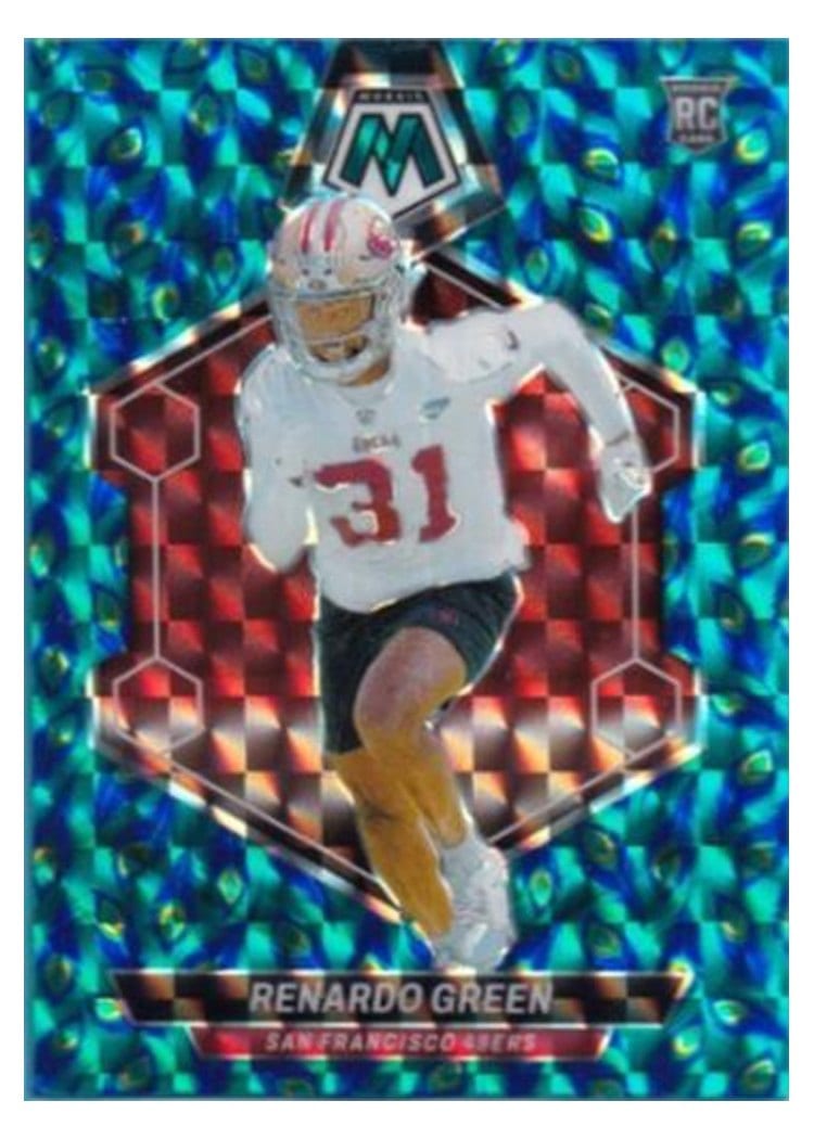 2024 Panini Mosaic Base Set Renardo Green Peacock Choice #358 card