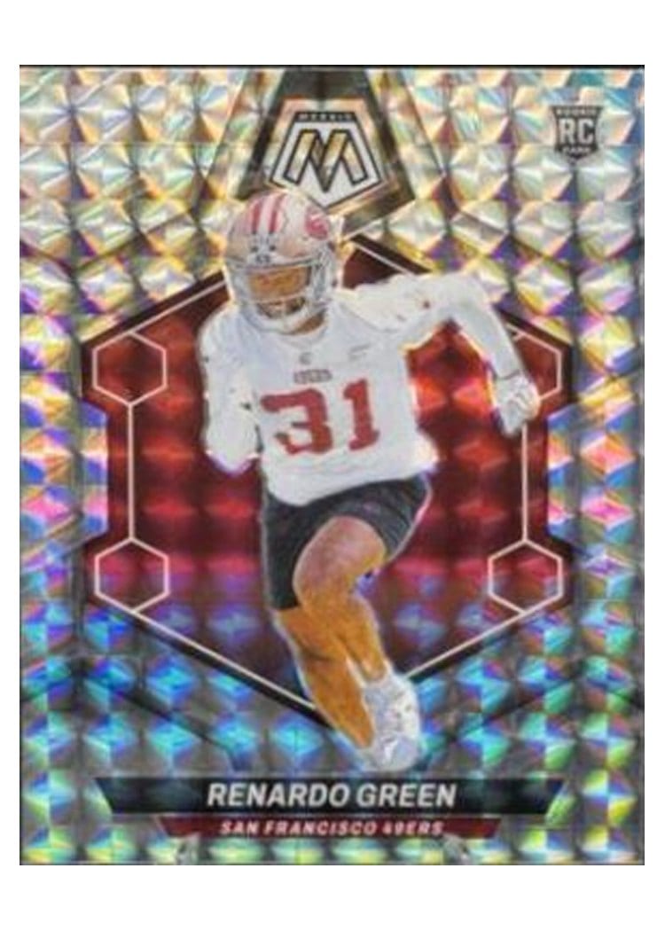2024 Panini Mosaic Base Set Renardo Green Silver #358 card
